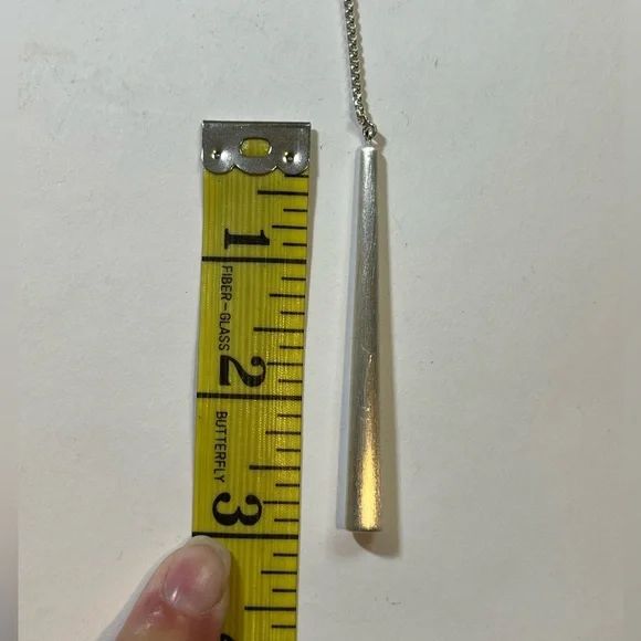 🎉HP🎉 NWOT: adjustable silver necklace with circle and long pendant - Picture 8 of 11